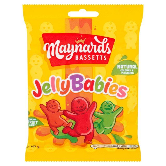 Maynards Bassetts Jelly Babies Sweets Sac 190g