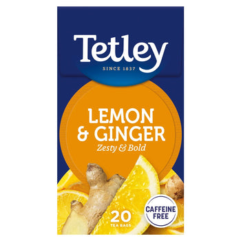 Tetley Herbal Zingy Zitronen- und Ingwer -Teebeutel 20 pro Pack