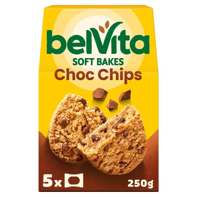 Belvita Choc Chips Soft Bakes Breakfast Biscuits 5 per pack