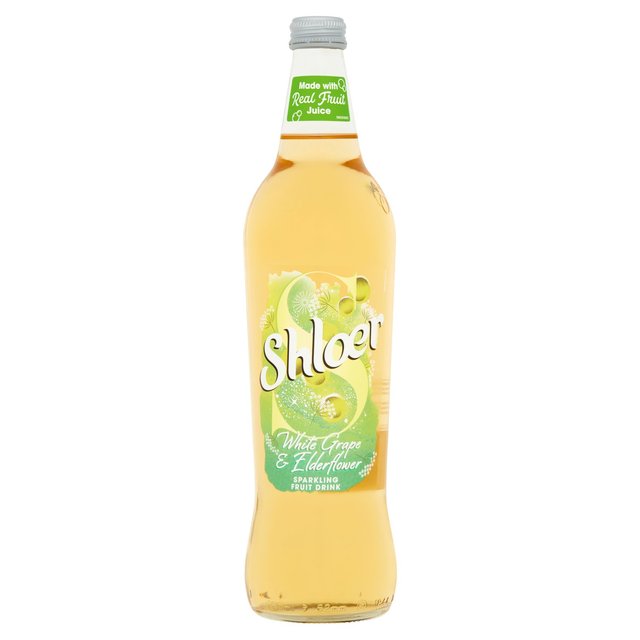 Shloer White Grape &amp; Elderflower Bebida de jugo espumoso 750ml 