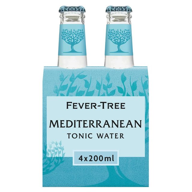 Fever-Tree Agua Tónica Mediterránea 4 x 200ml 