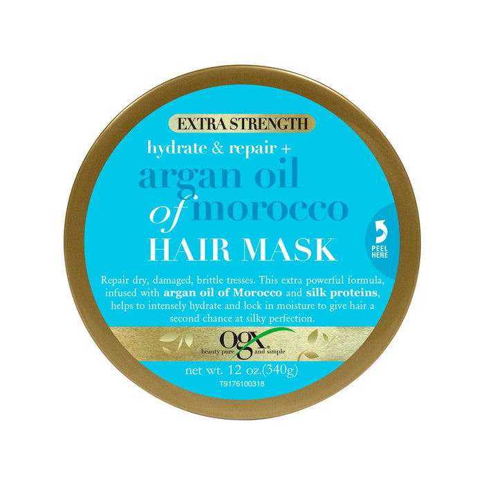 OGX Hydrato & Repare+ Aceite de argán de Marruecos Extra fuerza para la máscara para el cabello 168G