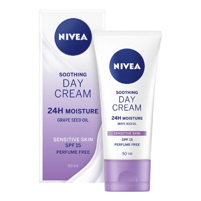 Nivea Face Day Creme mit Spirituosenextrakt für empfindliche Haut SPF15 50 ml