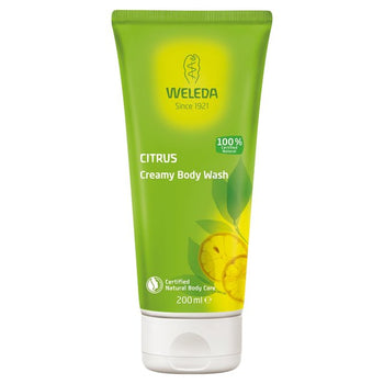 Weleda Natural Citrus Gel de Baño Cremoso Vegano 200ml 