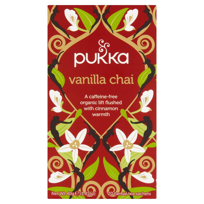 Pukka Organic Vanilla Chai Tea Sacs 20 par paquet