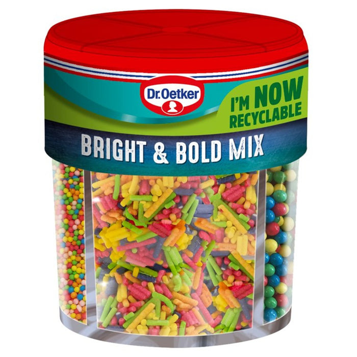 Dr Oetker Bright & Bold Sprinkles Mix 109G