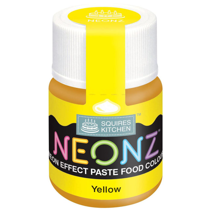 Escudería cocina neonz pasta color color amarillo 20g