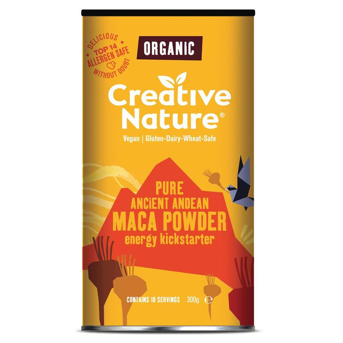 Nature créative Organic Power Powder 300G de maca péruvienne biologique