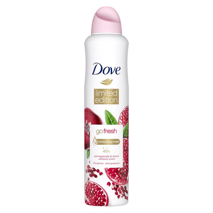 Dove Go Fresh Granatapfel- und Zitronenverbena Spray Anti-Perspirant Deodorant 250ml