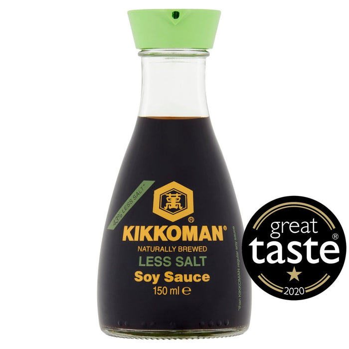 Kikkoman menos salsa de soya de salt 150 ml
