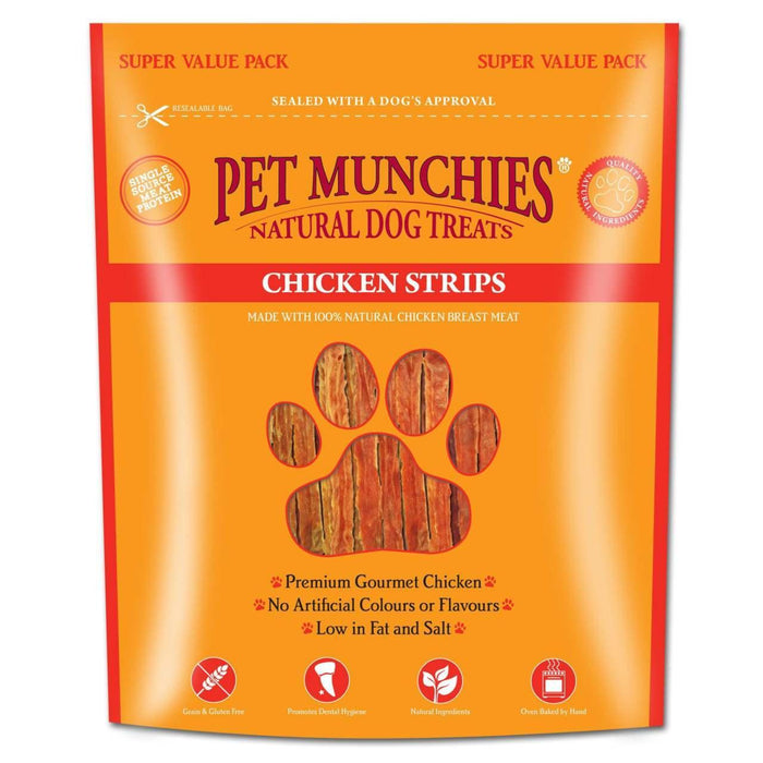 Pet Munchies Poulet Strips Dog Treats 320G