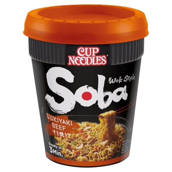 Nissin Soba Sukiyaki Beef Noodles 89G