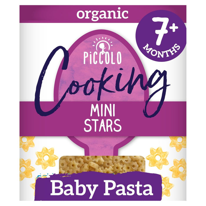 Piccolo mini étoiles pâtes pour bébé bio 7 mths + 500g