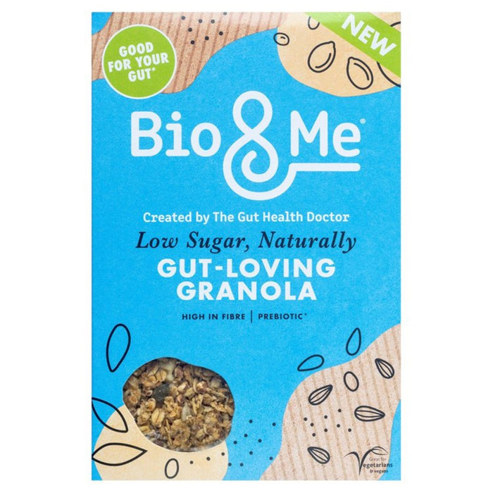 Bio & Me Granola baja azúcar naturalmente amante del intestino prebiótico 360G
